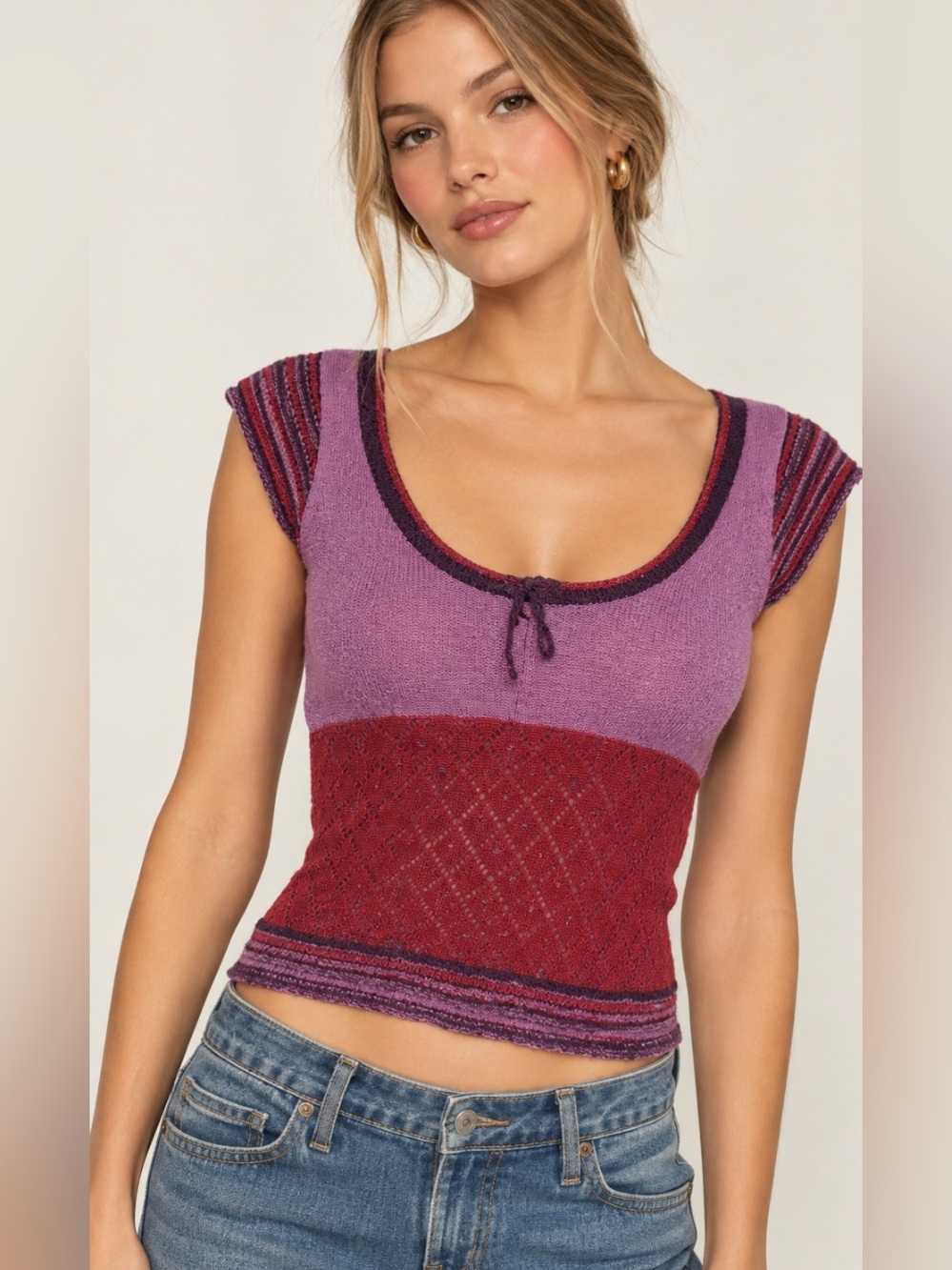 Guess Collection Vintage Y2K Knit Top | Small